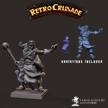 retrocrusade wizard toys & games fantasy miniature dungeon heroquest fabioschizzo 3d print model - Mito3D