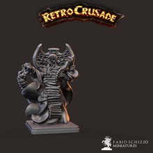 retrocrusade necromancer toys & games fantasy miniatures heroquest morcar 3d print model - Mito3D