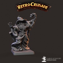 retrocrusade sorcerer toys & games fantasy wizard miniature heroquest morcar zargon 3d print model - Mito3D