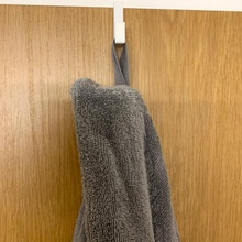 door towel hanger functional bath tinkercad 3d print model - Mito3D
