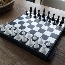 magnetico voronoi scacchi impostato vescovo re cavaliere pedone Regina torre 3d print model - Mito3D