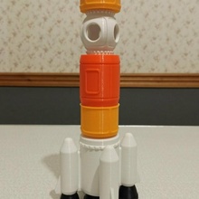 juguete cohete astronave 3d print model - Mito3D