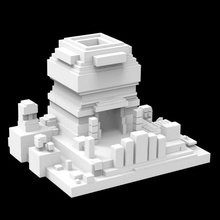 01 Finecraft güzel zar kule masaüstü 3d print model - Mito3D