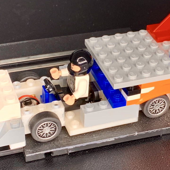 slot car chassis bricks lego carrera slotcar scx carrerago bluebrixx 3D print model - Mito3D