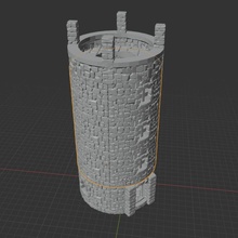 modulare Torre dado 3d print model - Mito3D
