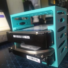 tray 35 hdd dock pc disks 3d print model - Mito3D