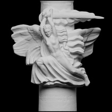 l' pop polonaise polish epic scan 3d printing sculpture stone monument france russia bourdelle photogrammetry austria prussia openglam 3d-printable adam-mickiewisz 3d print model - Mito3D