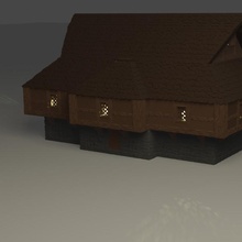 large cottage 3d print model - Mito3D