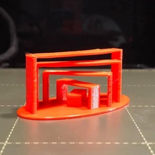 Überbrückung Statue Prüfung Stress Überhang 3d print model - Mito3D