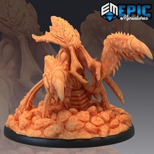 ankheg digging forest monster underground insect burying creature claw fantasy medieval rpg warhammer enemy tabletop dungeon mountain dnd pathfinder 3d print model - Mito3D