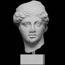 Yunan mermer baş tanrıça taramak 3d print model - Mito3D