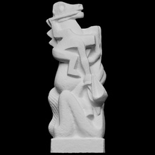 george dragon scan sculpture 3d print model - Mito3D