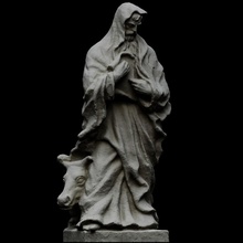 luke evangelist scan sculpture statue vienna 3dprintable austria 3d print model - Mito3D