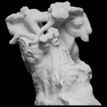 Monumento Víctor hugo escanear 3d escultura bronce poeta Rodin fotogrametría printing openglam auguste rodin victor 3d print model - Mito3D