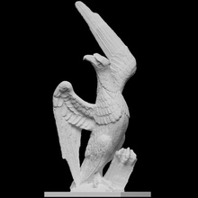 Aigle Saint John évangéliste analyse oiseau sculpture cuivre saint john déchaumer 3d print model - Mito3D
