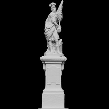 santo florian Varredura escultura Viena 3dprintable Áustria 3d print model - Mito3D