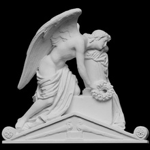 family grave barons forstner von billau scan sculpture vienna angel 3dprintable austria 3d print model - Mito3D