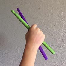 kid's drum sticks instrument music toy stick child kid sized 3d print model - Mito3D