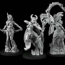 dryads store dragons elf fantasy forest games girl knight magician medieval nature warhammer wood magic dungeon faun creatures dnd woodland galadriel 3d print model - Mito3D