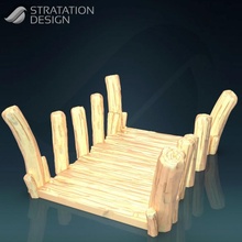 moisi marais pont boutique fantaisie rpg marteau guerre miniature jeu plateau table décor donjon dnd éclaireur 3d print model - Mito3D
