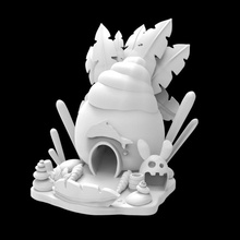 03 seashell cool dice tower store dragons dungeons kids sea shell dnd 3d print model - Mito3D