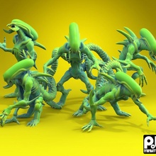 ruche extraterrestre monstre scifi xénomorphe 3d print model - Mito3D
