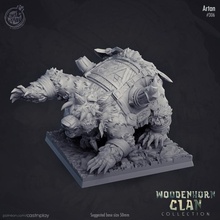 artan pre-supported store bear fantasy hero companion clan dnd castnplay cnp woodenhorn 3d print model - Mito3D