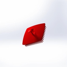 hair brush 3d print model - Mito3D