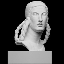 victory scan bust head sculpture france 3dprintable bourdelle 3d print model - Mito3D