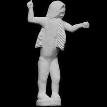 reale statua re hanzin scansione Francia 3dprintable Benin sossadede 3d print model - Mito3D