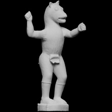 royal statue king gl scan france 3dprintable sossadede 3d print model - Mito3D