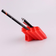 wall mount hex pen holder - regular & garden desk store royalmail penholder 3d print model - Mito3D