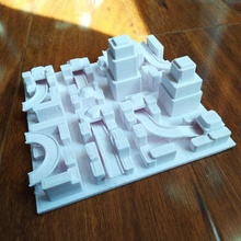 rastgele Kent openscad fayans özelleştirici sarmak 3d print model - Mito3D
