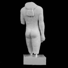 torso uomo louvre parigi scansione 3d print model - Mito3D