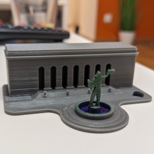 teborgs konstmuseum - optimized printing statue museum poseidon gothenburg teborg 3d print model - Mito3D