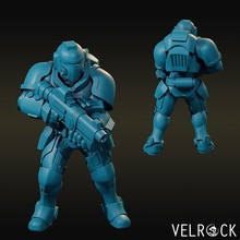 tempest marine rifleman toys & games 40k soldier space trooper wargaming warhammer scifi wargame wh40k 3d print model - Mito3D