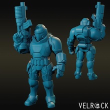 tempest marine rifleman 4 toys & games 40k soldier space trooper wargaming warhammer scifi wargame wh40k 3d print model - Mito3D