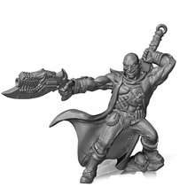 gunslinger pose 2 - professionally pre-supported toys & games dnd pathfinder frostgrave pitfighter bloodyswordminiatures 3dprintingpro 3d print model - Mito3D