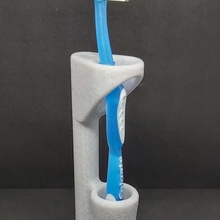 Single Zahnbürste Halter Unterstützung Zahnbürsten 3d print model - Mito3D