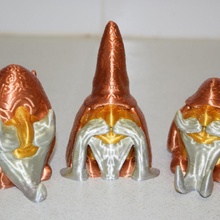 gnomes jardin multi material 3d print model - Mito3D