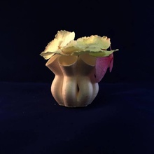 pipe vase & garden 3d print model - Mito3D