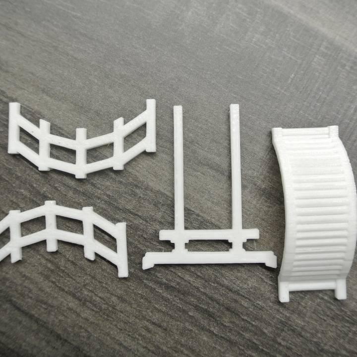 mini jap bridge toys & games 3D print model - Mito3D