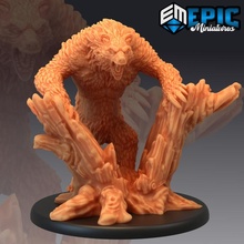 Ayı son Dakika ağaç güdük ayı adam melez korkunç canavar orman yaratık oyuncaklar oyunlar fantezi rpg Warhammer düşman 3d print model - Mito3D