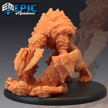insect hulk smash cave brute creature classic dungeon encounter toys & games fantasy medieval monster rpg warhammer enemy tabletop underground dnd pathfinder umber 3d print model - Mito3D