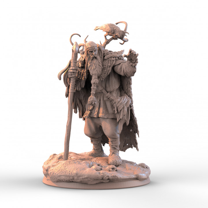 volhv toys & games crow fantasy magic shaman 3D print model - Mito3D