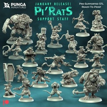 january release - pi'rats support staff toys & games pirats ratmen 3d print model - Mito3D