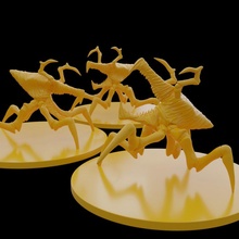 Araknidler sci fi kötü haşarat örümcekler 3d print model - Mito3D