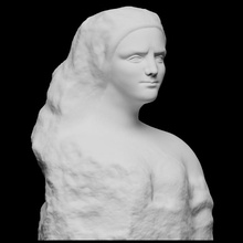 Pallas Kopf Scan Skulptur Marmor 3dsculpture 3d print model - Mito3D