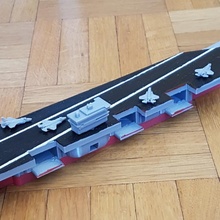 aircraft carrier boat 3d print model - Mito3D