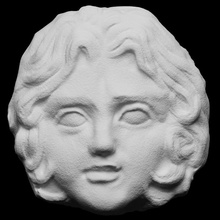 face terracotta scan head france 3dprintable 3d print model - Mito3D